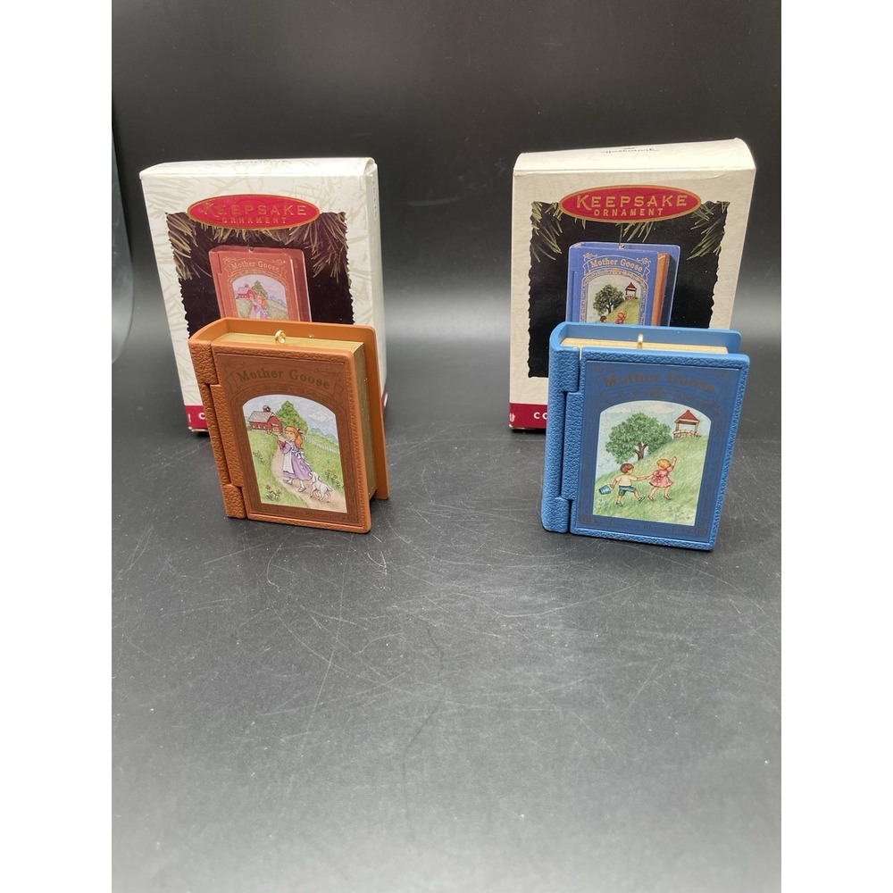 Hallmark Christmas Ornaments Mother Goose Jack & Jill Mary Had A Little Lamb - Picture 5 of 7